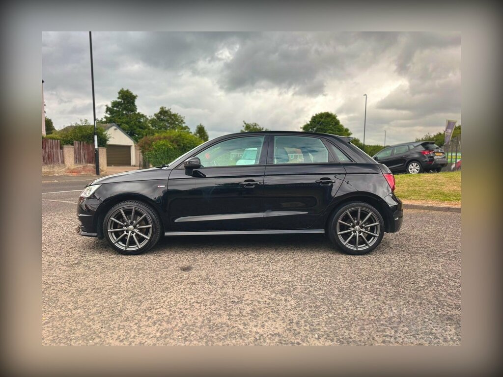 Audi A1 1.6 Tdi S Line Sportback Euro 6 Ss Nav BU18BXZ Black #4