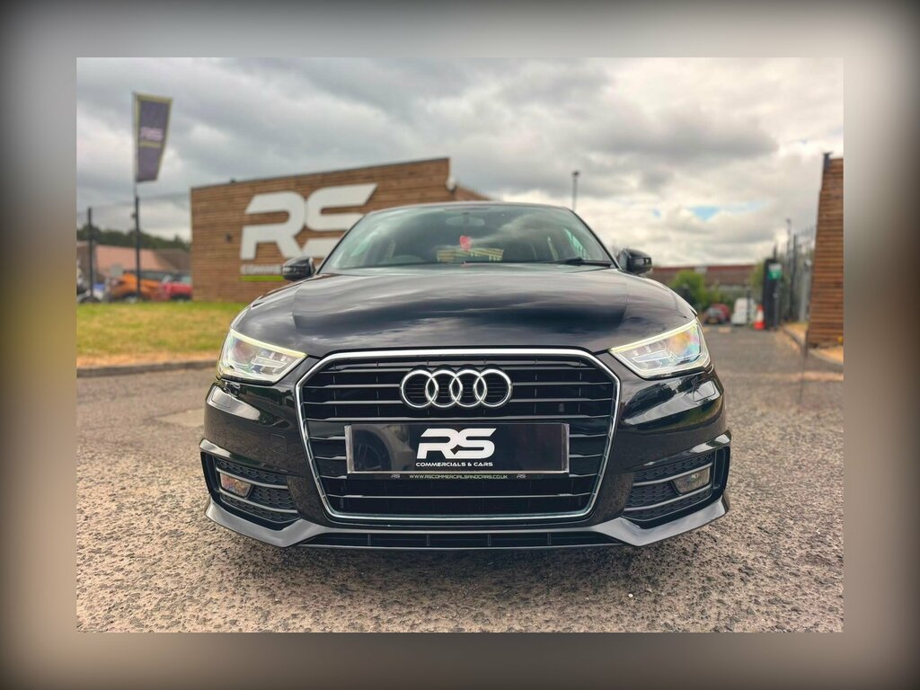 Audi A1 1.6 Tdi S Line Sportback Euro 6 Ss Nav BU18BXZ Black