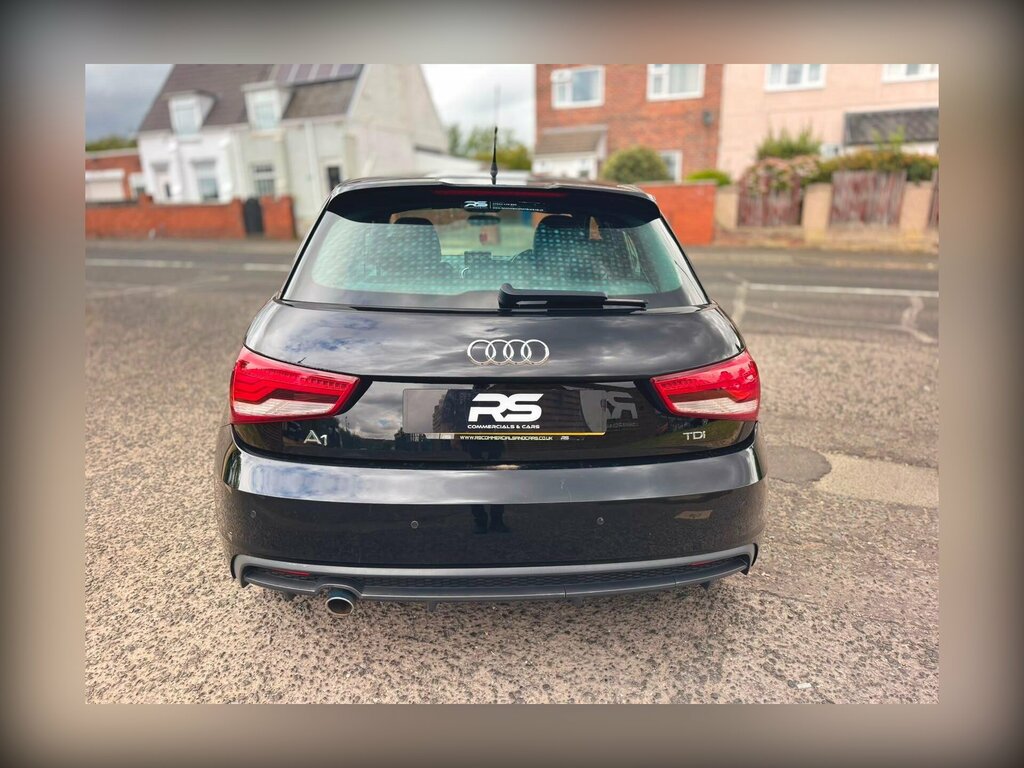 Audi A1 1.6 Tdi S Line Sportback Euro 6 Ss Nav BU18BXZ Black #3