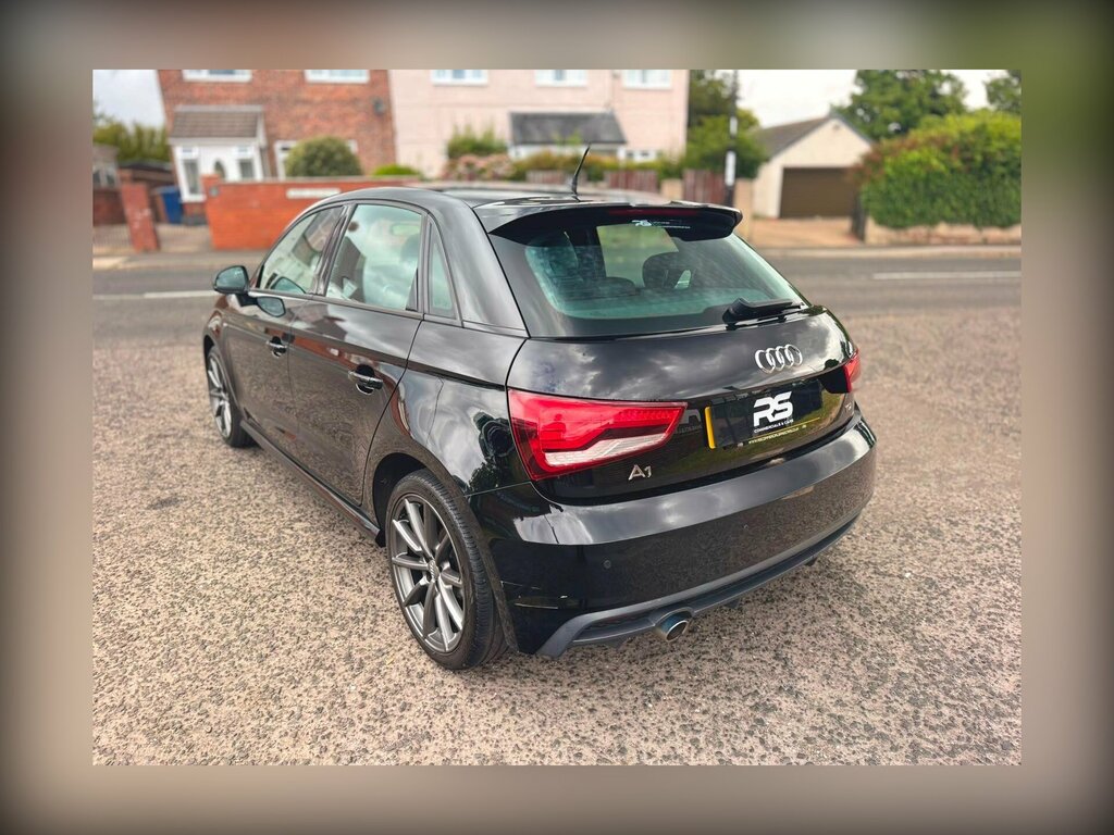 Audi A1 1.6 Tdi S Line Sportback Euro 6 Ss Nav BU18BXZ Black #5