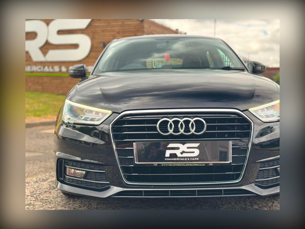 Audi A1 1.6 Tdi S Line Sportback Euro 6 Ss Nav BU18BXZ Black #6