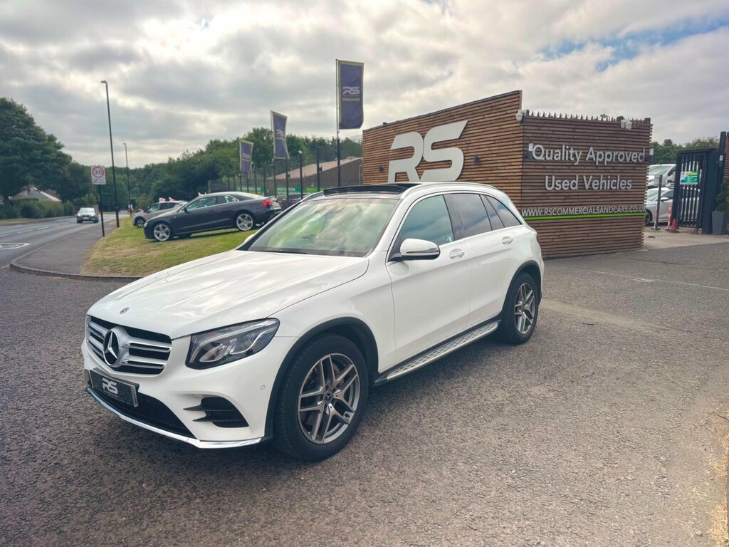 Mercedes-Benz GLC Class 2.1 Glc220d Amg Line Premium Plus G-tronic 4Mati White #6