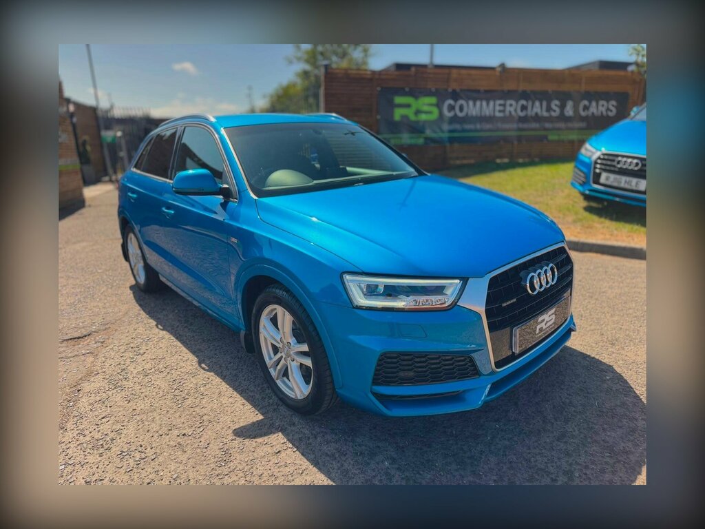 Audi Q3 2.0 Tdi S Line Edition S Tronic Quattro Euro 6 S Blue