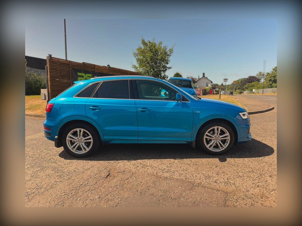 Audi Q3 2.0 Tdi S Line Edition S Tronic Quattro Euro 6 S PE18ATO Blue #3