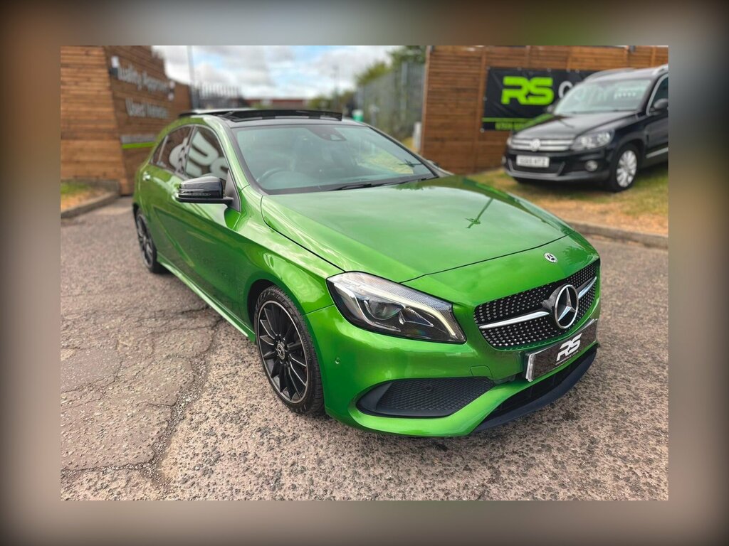 Mercedes-Benz A Class 1.6 A180 Amg Line Premium Plus 7G-dct Euro 6 S YP18MKA Green #2