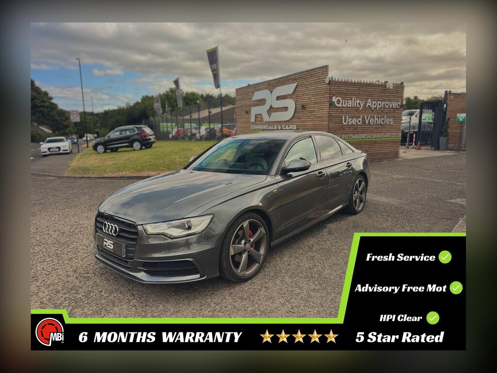 Audi A6 Saloon 2.0 Tdi Ultra Black Edition S Tronic Euro 6 Ss Grey