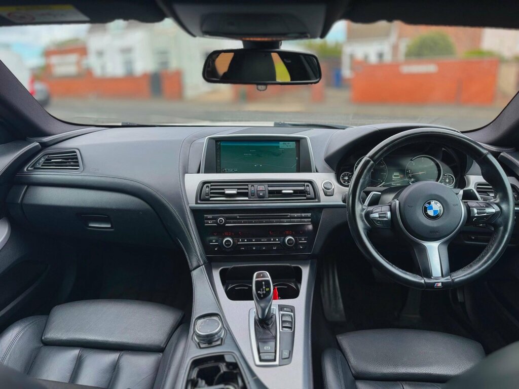 BMW 6 Series Gran Coupe Saloon Black #17