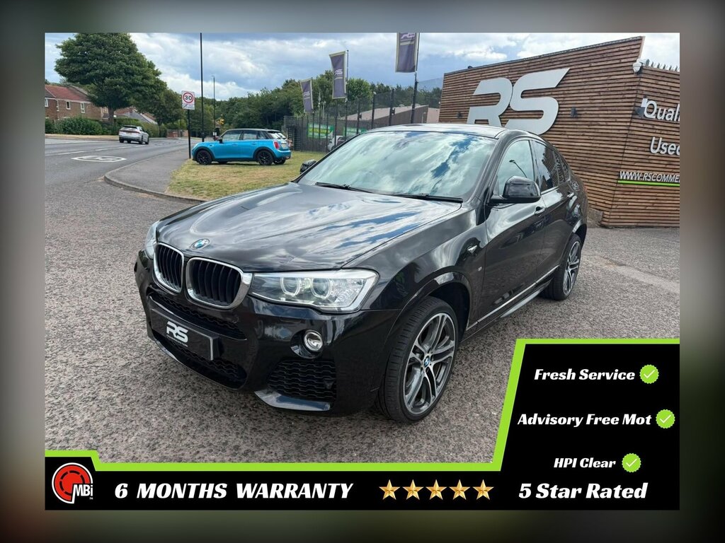 BMW X4 2.0 20D M Sport Xdrive Euro 6 Ss Black