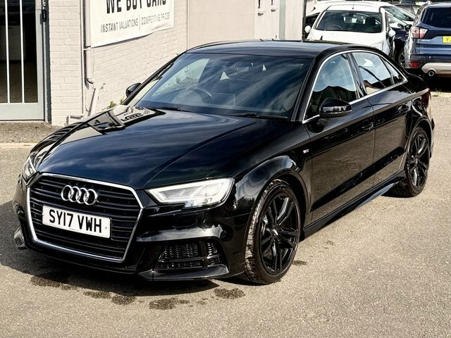 Audi A3 1.4 Tfsi Cod S Line Saloon Euro SY17VWH Black #3
