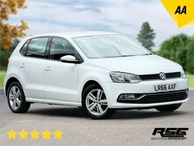 Volkswagen Polo 1.2 Tsi Bluemotion Tech Match Hatchback LR66AXF White