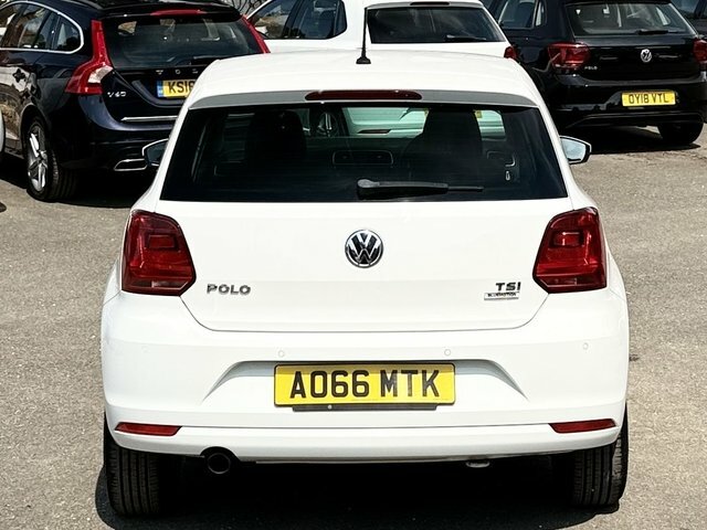 Volkswagen Polo 1.2 Tsi Bluemotion Tech Match Hatchback White #5