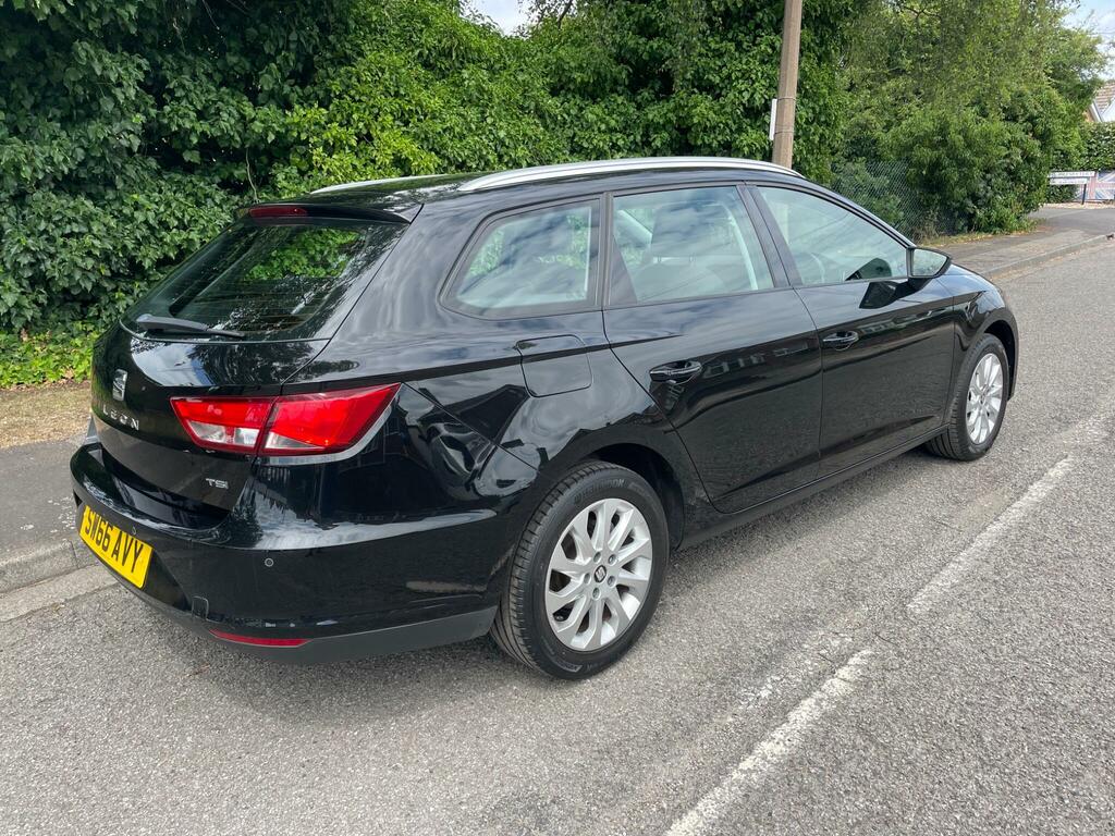 Seat Leon 1.2 Tsi Se Sport Tourer Euro 6 Ss Black #4
