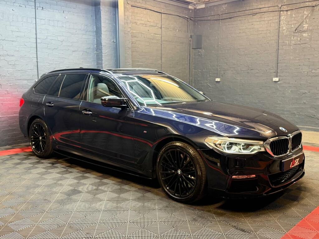 BMW 5 Series Estate 3.0 540I M Sport Touring Xdrive Euro 6 YK18KNY Black #3