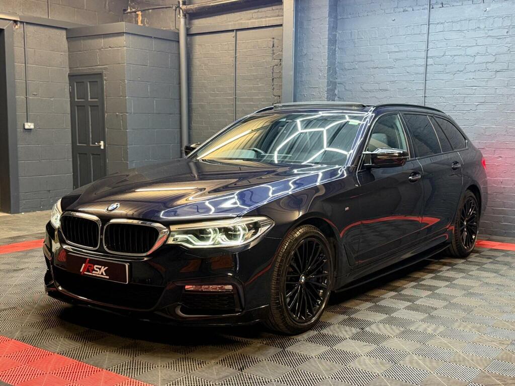 BMW 5 Series Estate 3.0 540I M Sport Touring Xdrive Euro 6 YK18KNY Black #6