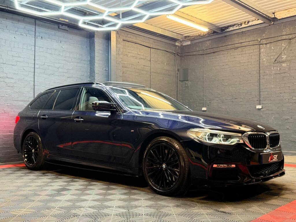 BMW 5 Series Estate 3.0 540I M Sport Touring Xdrive Euro 6 YK18KNY Black #4
