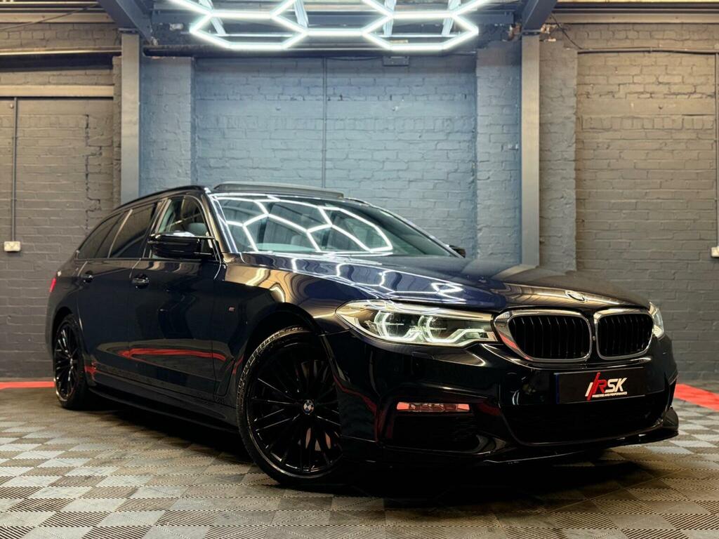 BMW 5 Series Estate 3.0 540I M Sport Touring Xdrive Euro 6 YK18KNY Black #2
