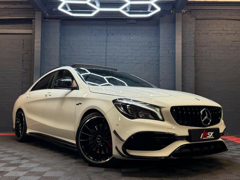 Mercedes-Benz CLA Class 2.0 Cla45 Amg Coupe Spds Dct 4Matic Euro 6 Ss 4 White