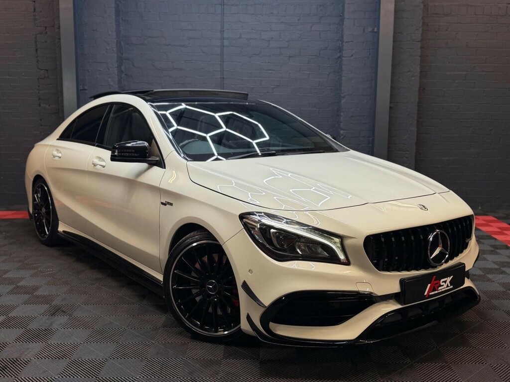 Mercedes-Benz CLA Class 2.0 Cla45 Amg Coupe Spds Dct 4Matic Euro 6 Ss 4 White #2