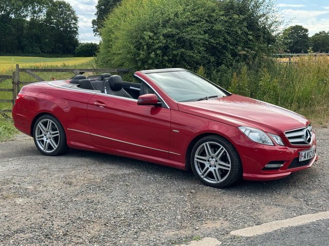 Mercedes-Benz E Class E250 Cdi Blueefficiency Sport Red #3