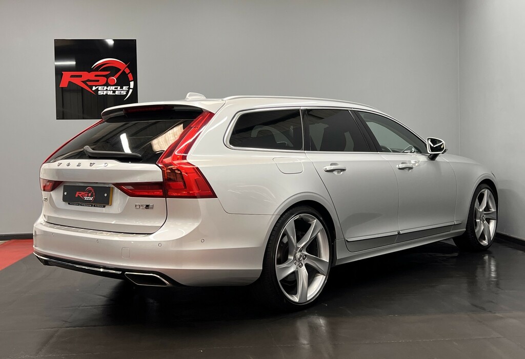 Volvo V90 Estate 2.0 D5 Powerpulse Inscription Estate Di KS68LVE Silver #6