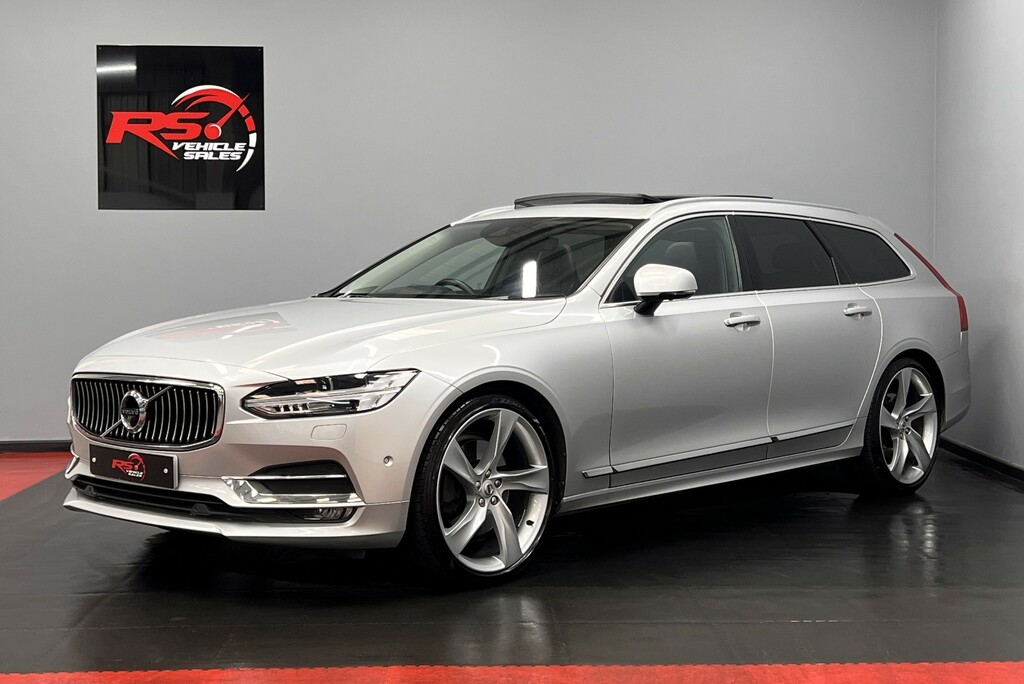 Volvo V90 Estate 2.0 D5 Powerpulse Inscription Estate Di KS68LVE Silver #5