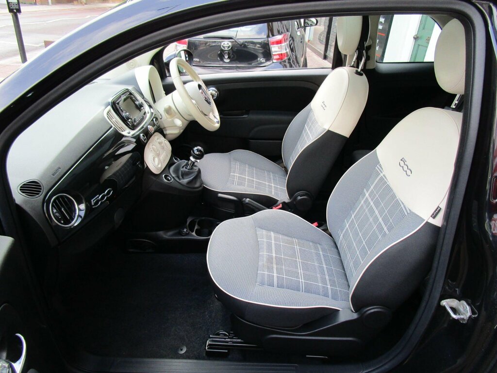 Fiat 500 1.2 Lounge Euro 6 Ss Black #6