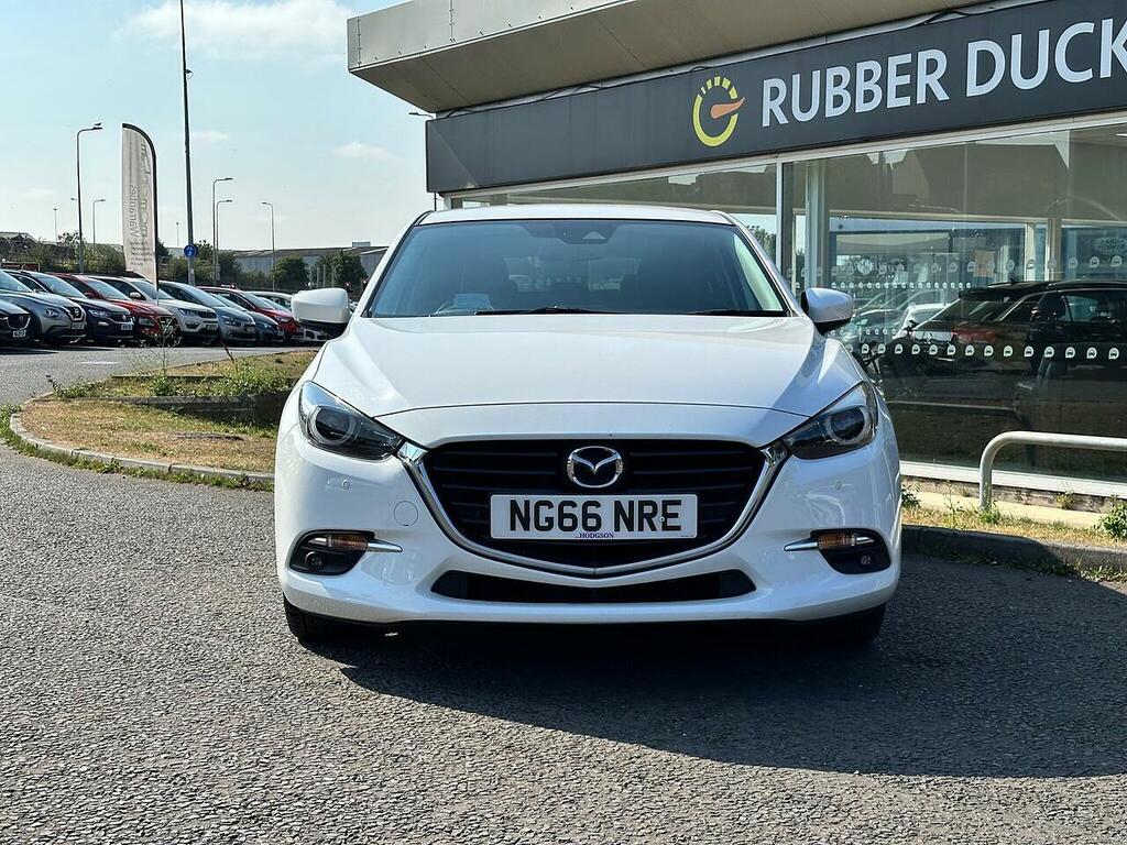 Mazda 3 2.0 Skyactiv-g Sport Nav Hatchback Manu White #2