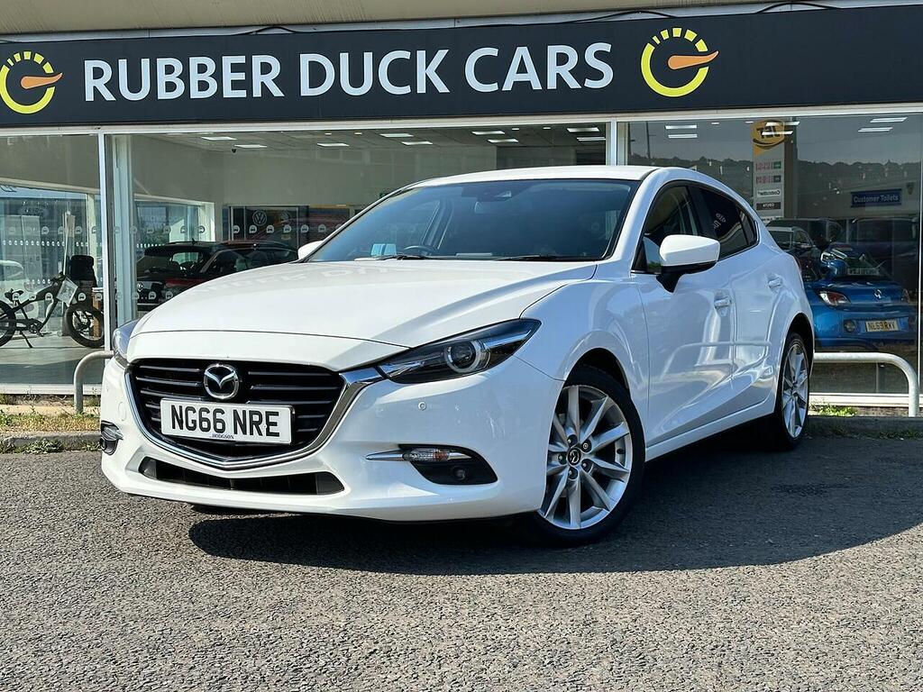 Mazda 3 2.0 Skyactiv-g Sport Nav Hatchback Manu White #3