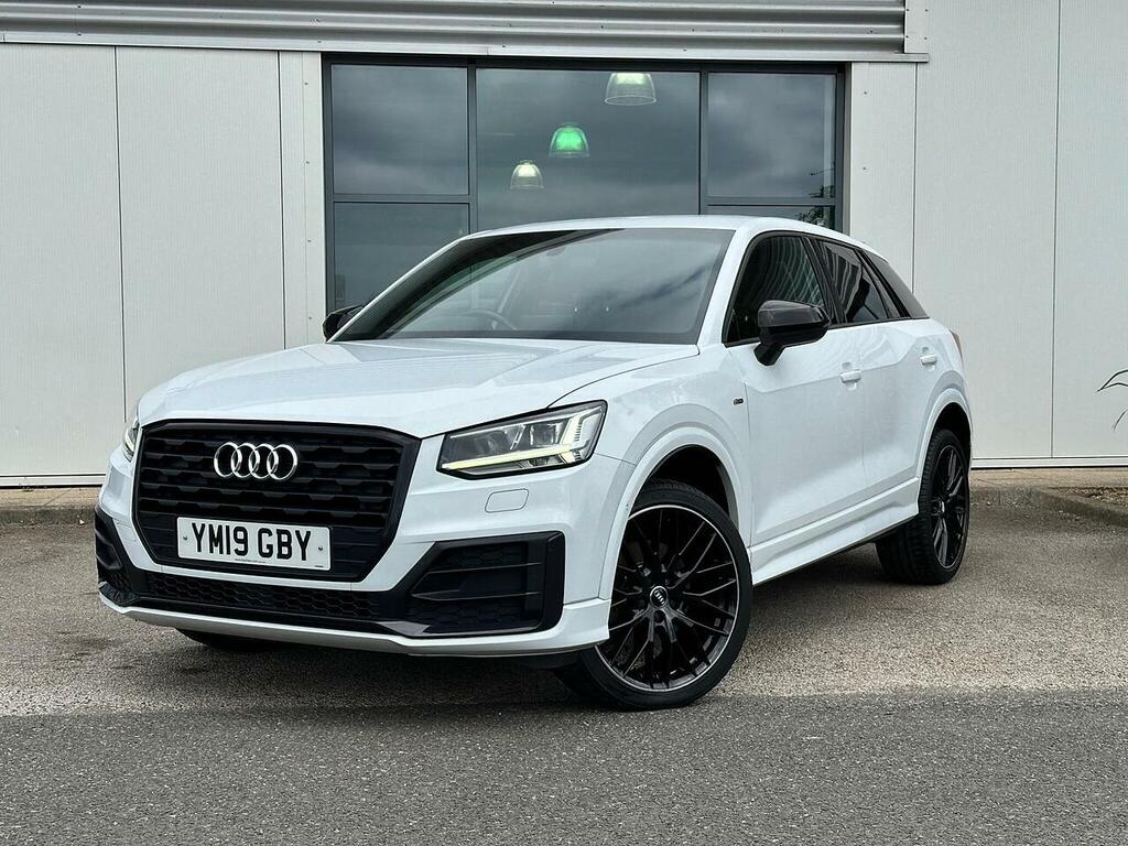 Audi Q2 1.6 Tdi 30 Black Edition Euro 6 Ss YM19GBY White #3