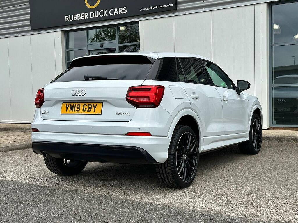 Audi Q2 1.6 Tdi 30 Black Edition Euro 6 Ss YM19GBY White #5