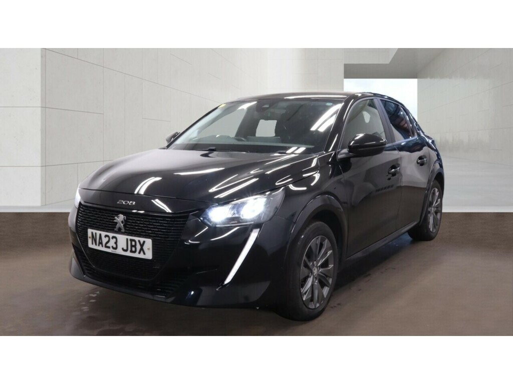 Peugeot e-208 50Kwh Active Premium Hatchback Black #2