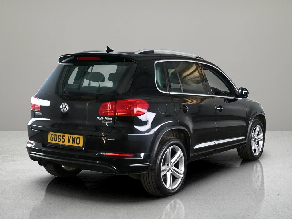 Volkswagen Tiguan 2.0 Tdi Bluemotion Tech R-line Edition Suv Die GD65VWO Black #4