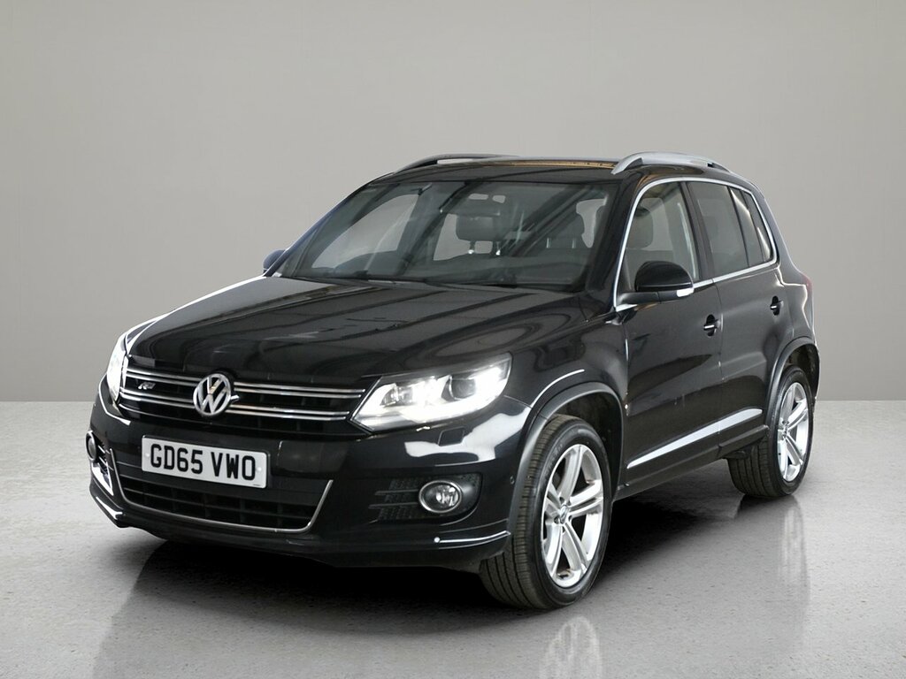 Volkswagen Tiguan 2.0 Tdi Bluemotion Tech R-line Edition Suv Die GD65VWO Black #2