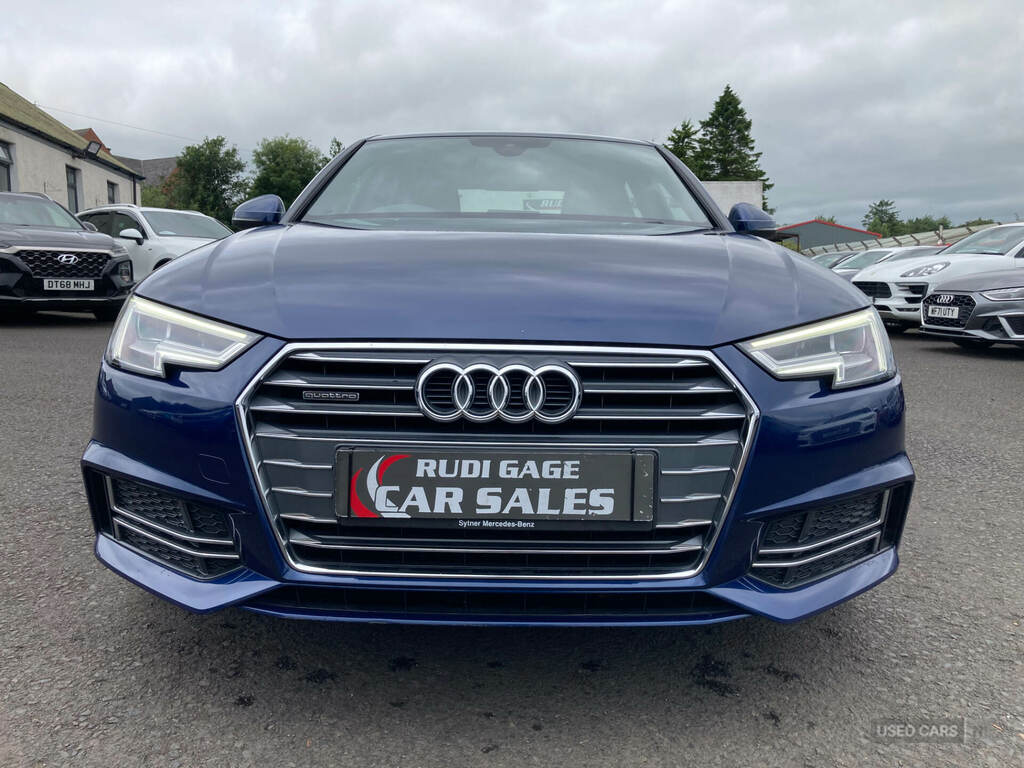Audi A4 2.0 Tdi 190 Quattro S Line S Tronic Blue #3