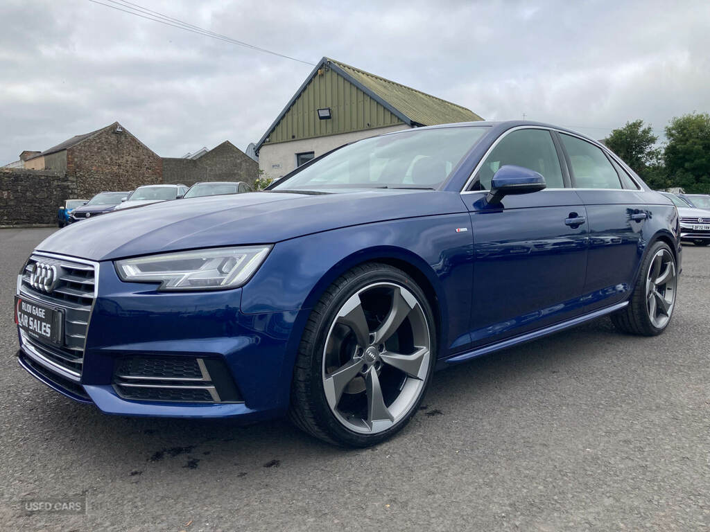 Audi A4 2.0 Tdi 190 Quattro S Line S Tronic Blue #4