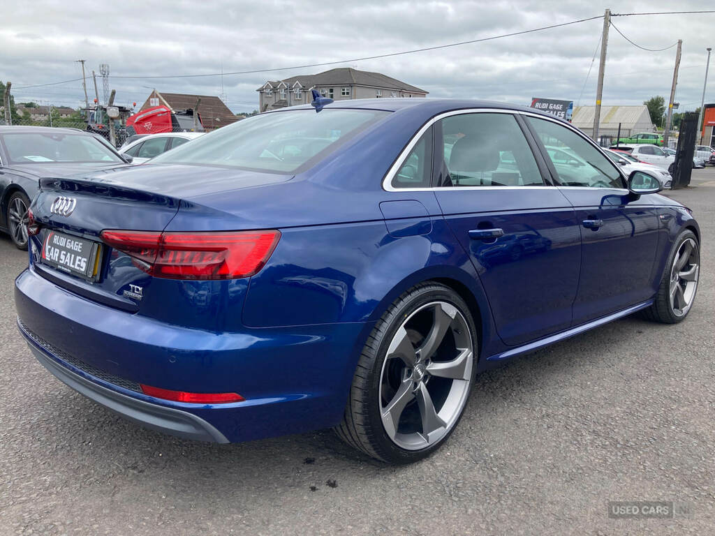 Audi A4 2.0 Tdi 190 Quattro S Line S Tronic Blue #6