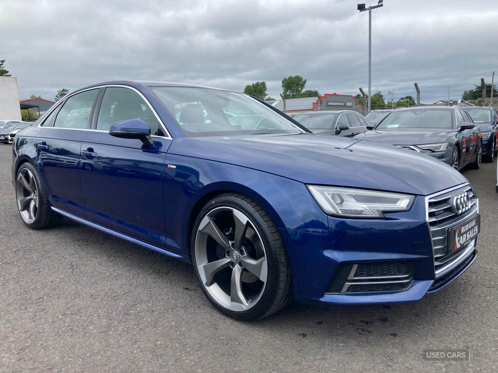 Audi A4 2.0 Tdi 190 Quattro S Line S Tronic Blue