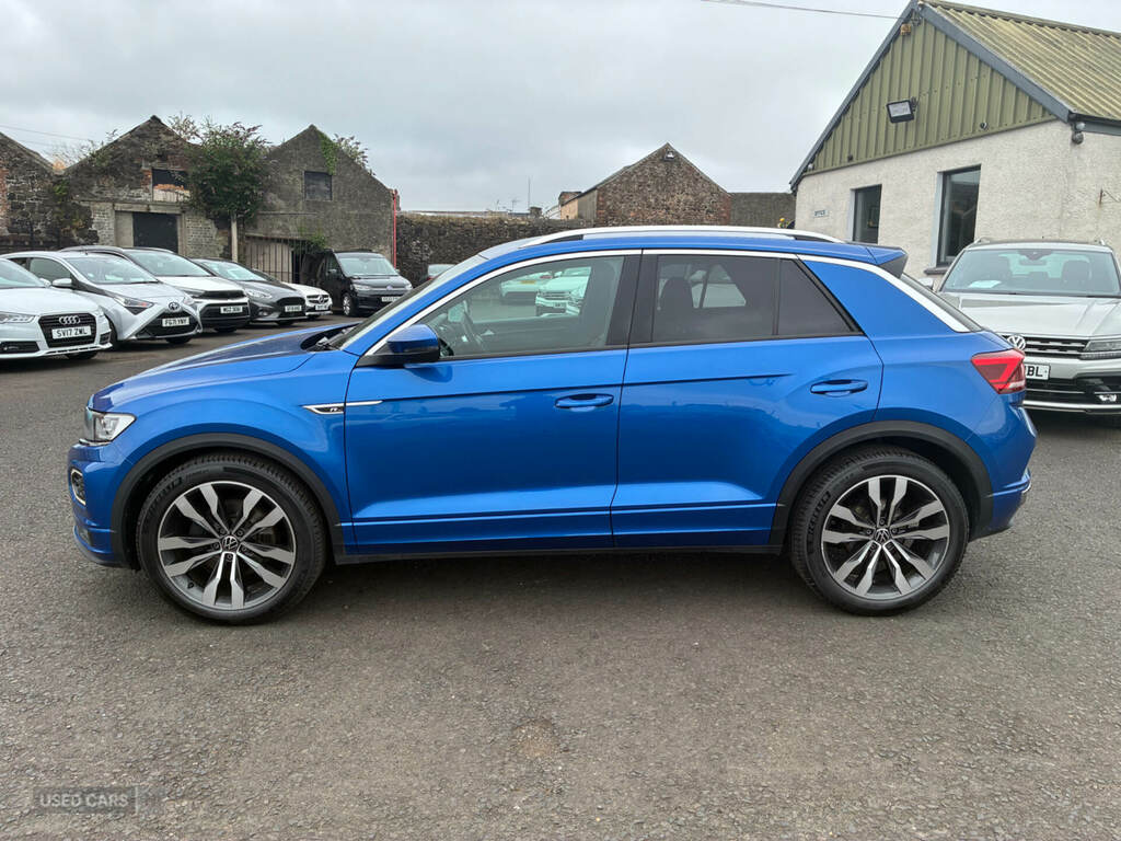 Volkswagen T-Roc 1.5 Tsi Evo R-line Dsg Blue #4