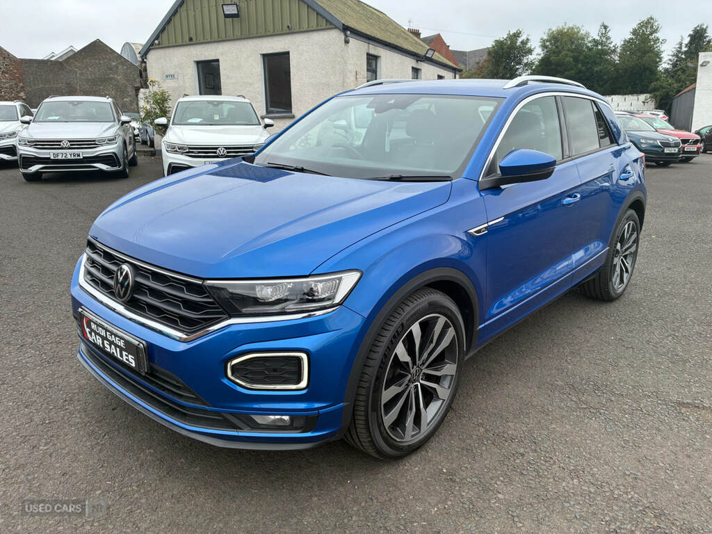 Volkswagen T-Roc 1.5 Tsi Evo R-line Dsg Blue #3