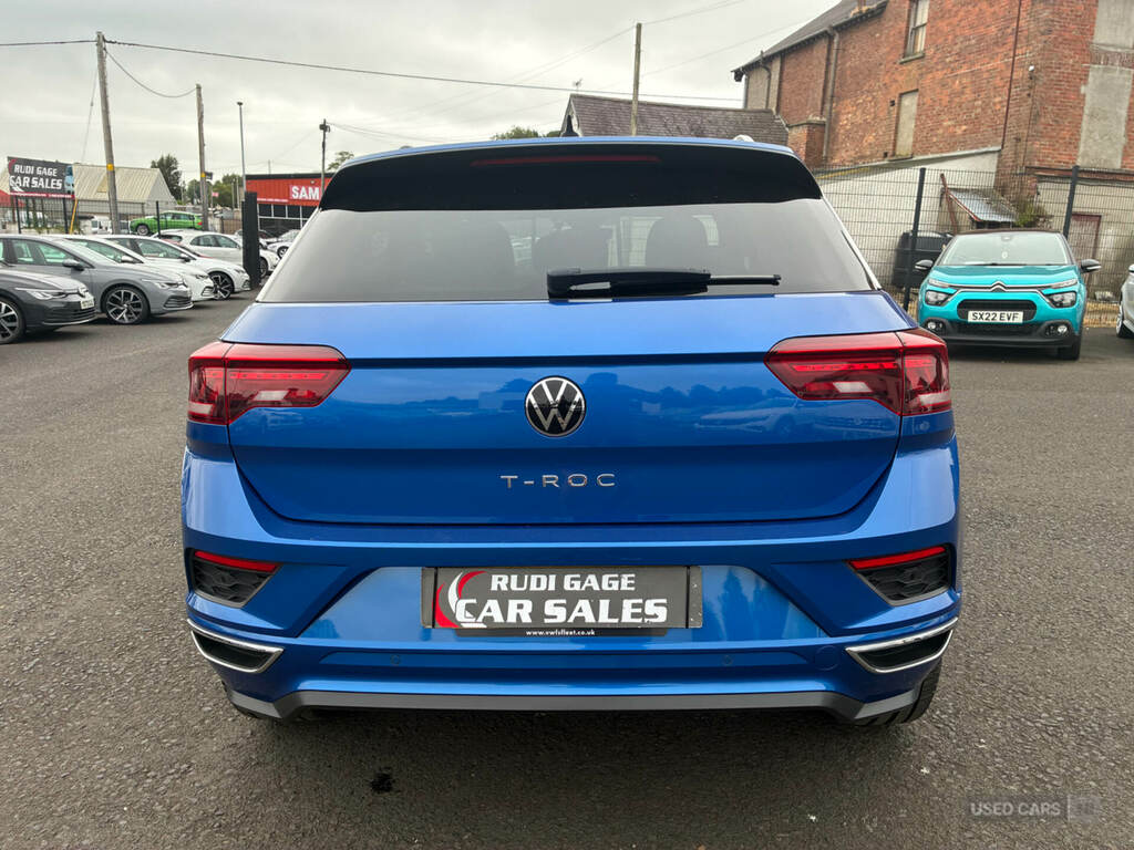 Volkswagen T-Roc 1.5 Tsi Evo R-line Dsg Blue #6