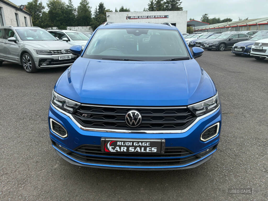 Volkswagen T-Roc 1.5 Tsi Evo R-line Dsg Blue #2