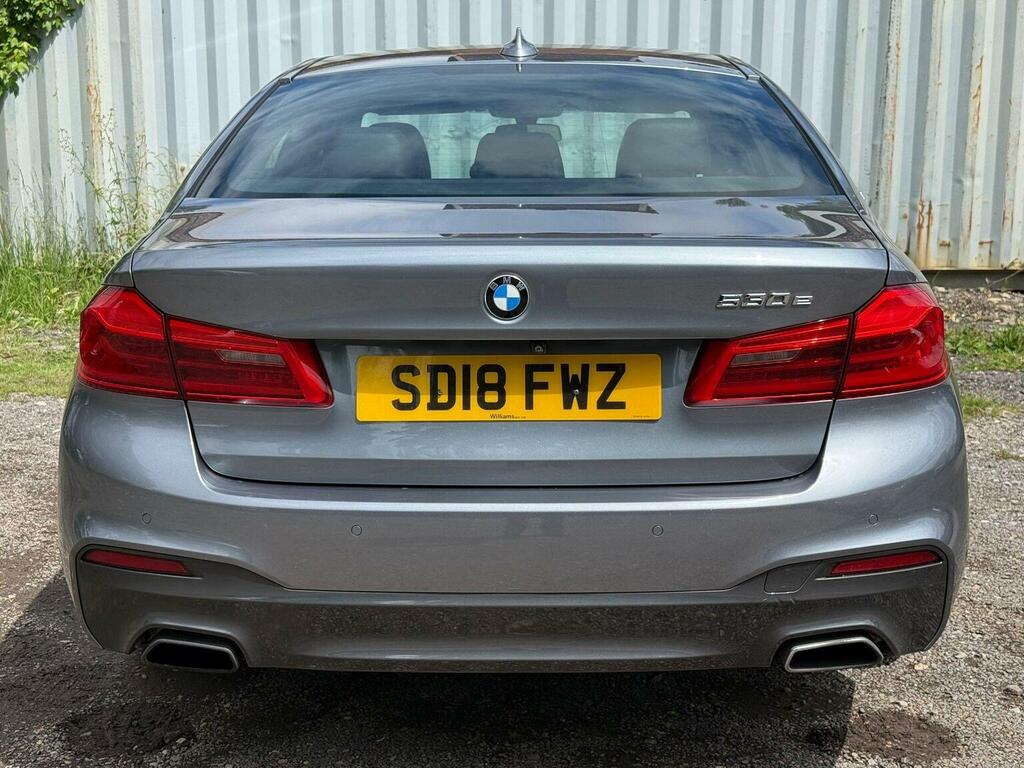 BMW 5 Series Saloon 2.0 530E 9.2Kwh M Sport Euro 6 Ss 4 SD18FWZ Blue #4