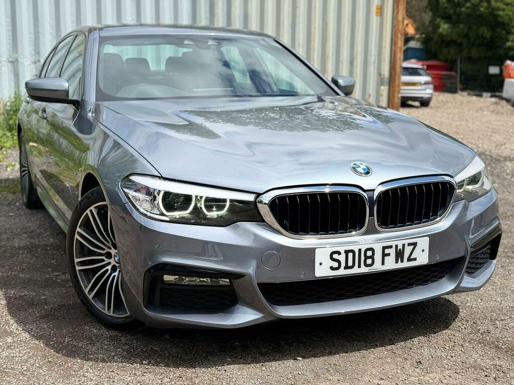 BMW 5 Series Saloon 2.0 530E 9.2Kwh M Sport Euro 6 Ss 4 SD18FWZ Blue #2