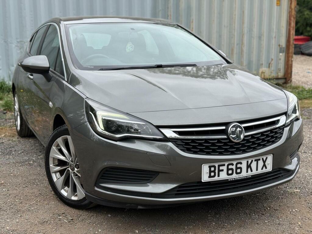 Vauxhall Astra Hatchback 1.4I Turbo Tech Line Euro 6 201666 BF66KTX Grey #2
