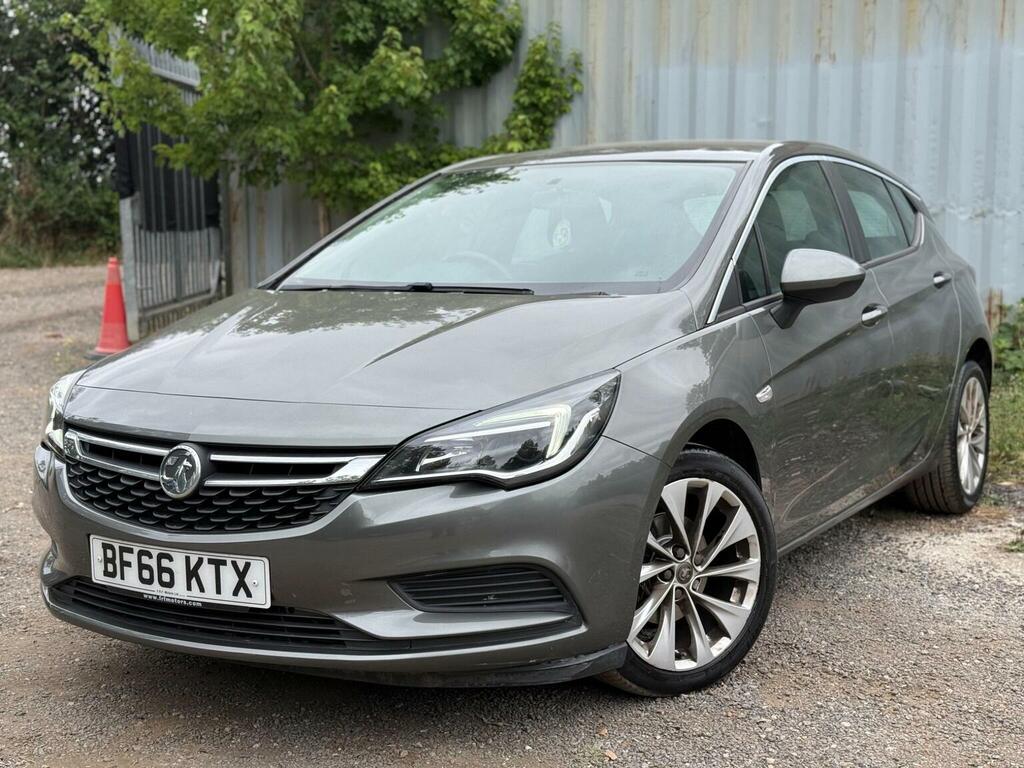 Vauxhall Astra Hatchback 1.4I Turbo Tech Line Euro 6 201666 BF66KTX Grey
