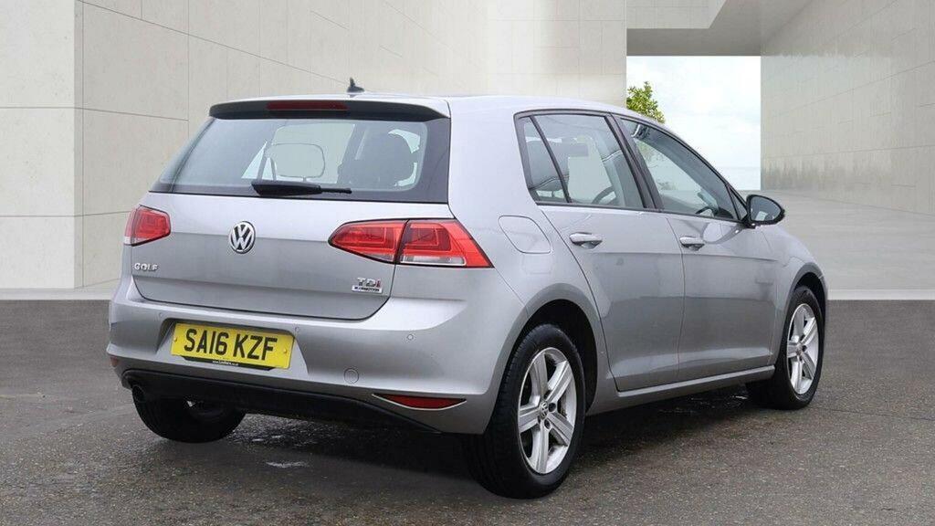 Volkswagen Golf Hatchback 1.6 Tdi Bluemotion Tech Match Edition Ds Silver #6