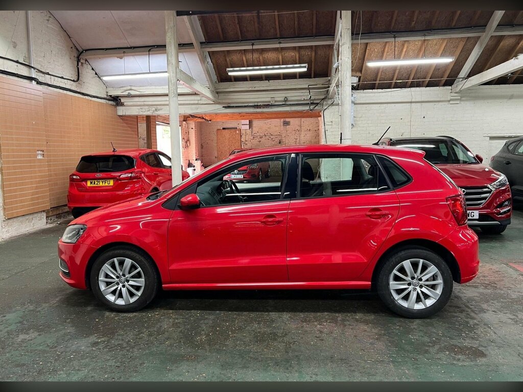 Volkswagen Polo 1.4 Tdi Bluemotion Tech Se Euro 6 Ss Red #5