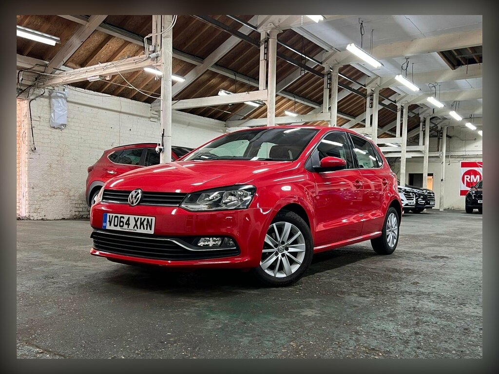 Volkswagen Polo 1.4 Tdi Bluemotion Tech Se Euro 6 Ss Red #2