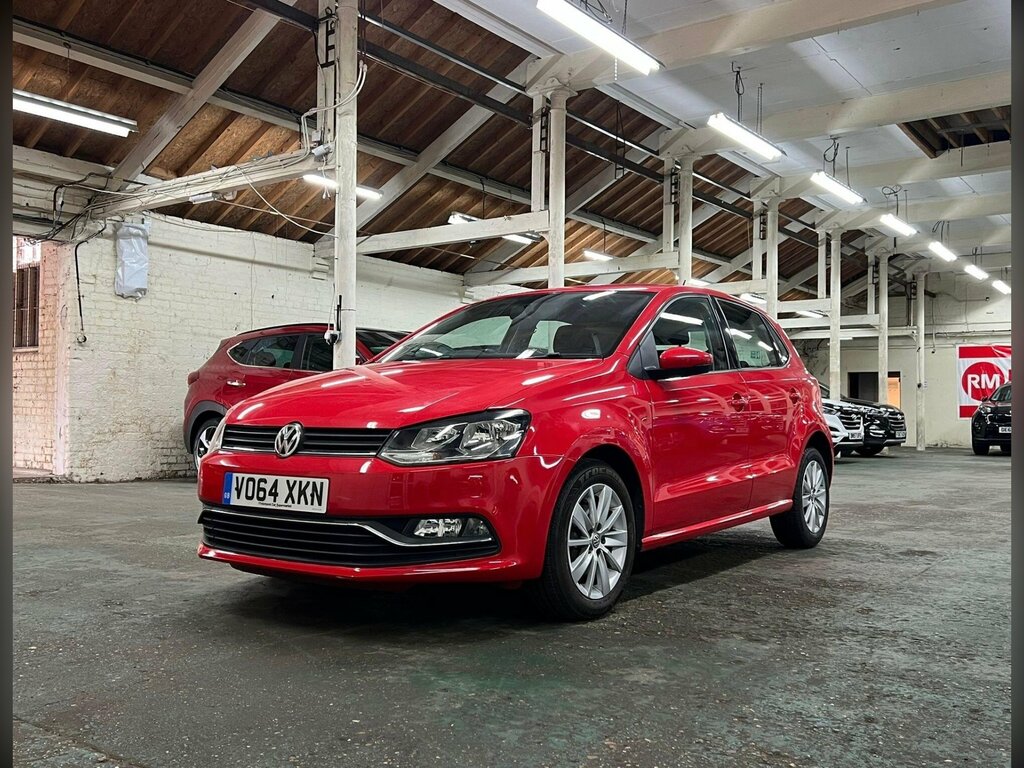 Volkswagen Polo 1.4 Tdi Bluemotion Tech Se Euro 6 Ss Red #4