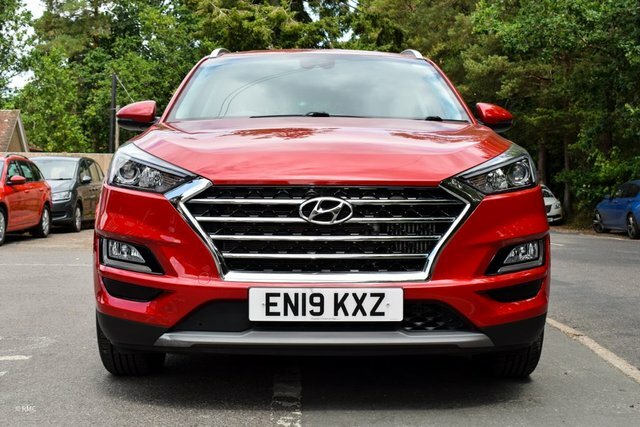 Hyundai Tucson 2019 1.6 T-gdi Se Nav Suv Dct Euro 6 S Red #2